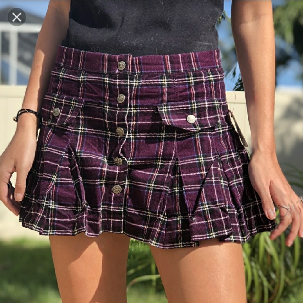 ISO Vintage Tripp NYC Purple mini skirt